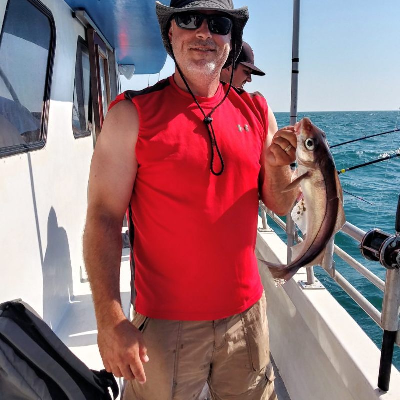 a person standing on a boat