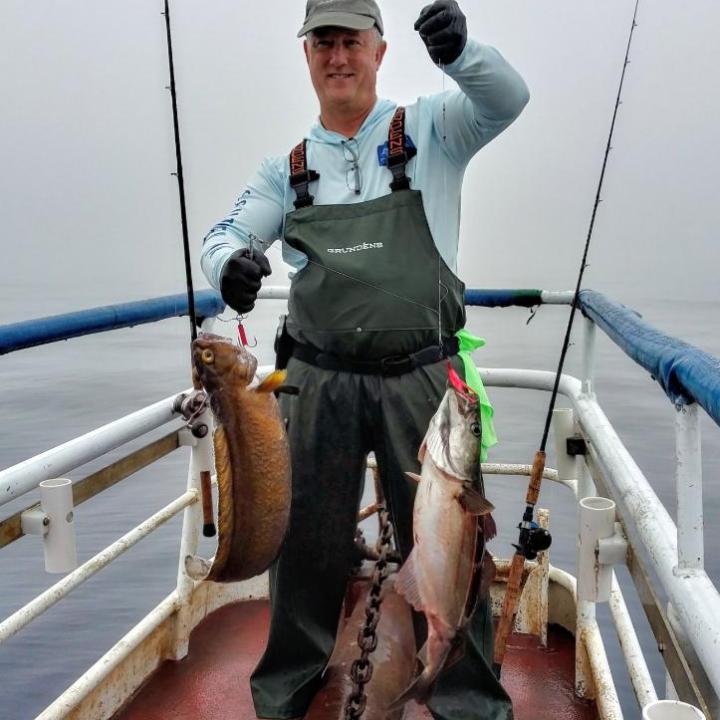 a man on a boat in the water