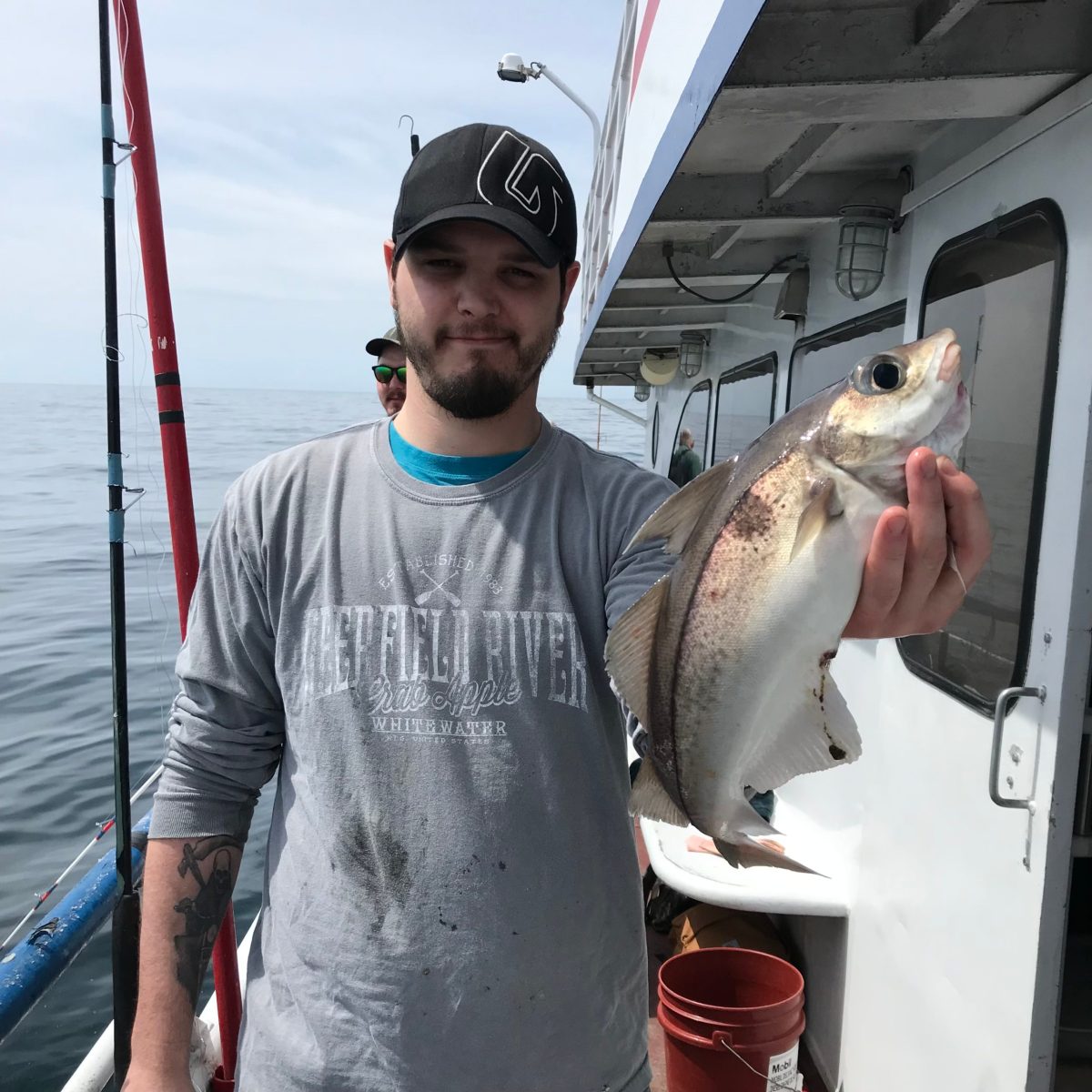 Wade Miley holding a fish