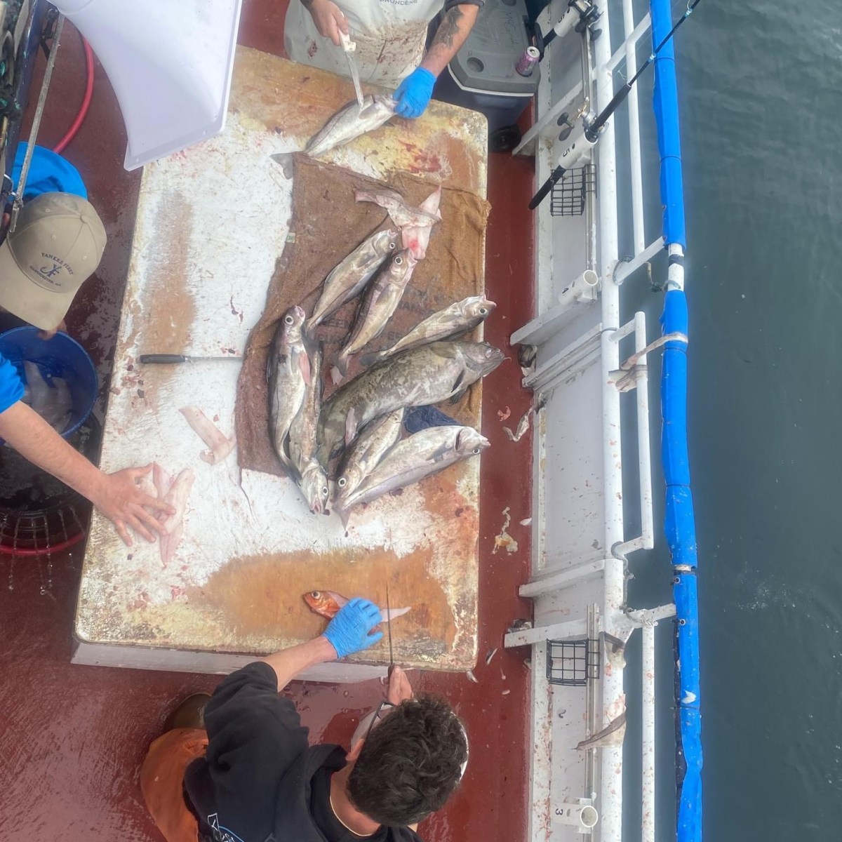 a group of people on a boat