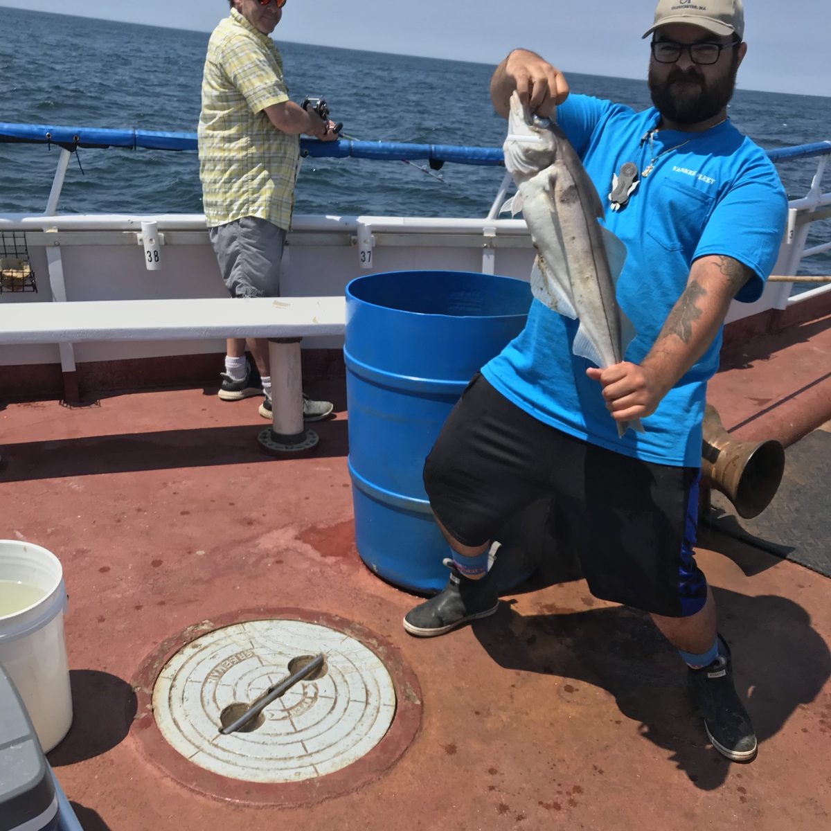 a group of people sitting at a beach